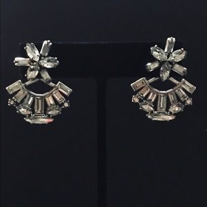 Stella & Dot Rhinestone Earrings with Jackets